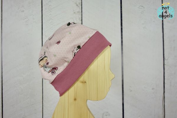 Mütze Rosenmädchen rosa