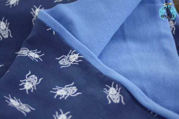 Shoop - Käfer auf dunklem Jeansblau mit blau