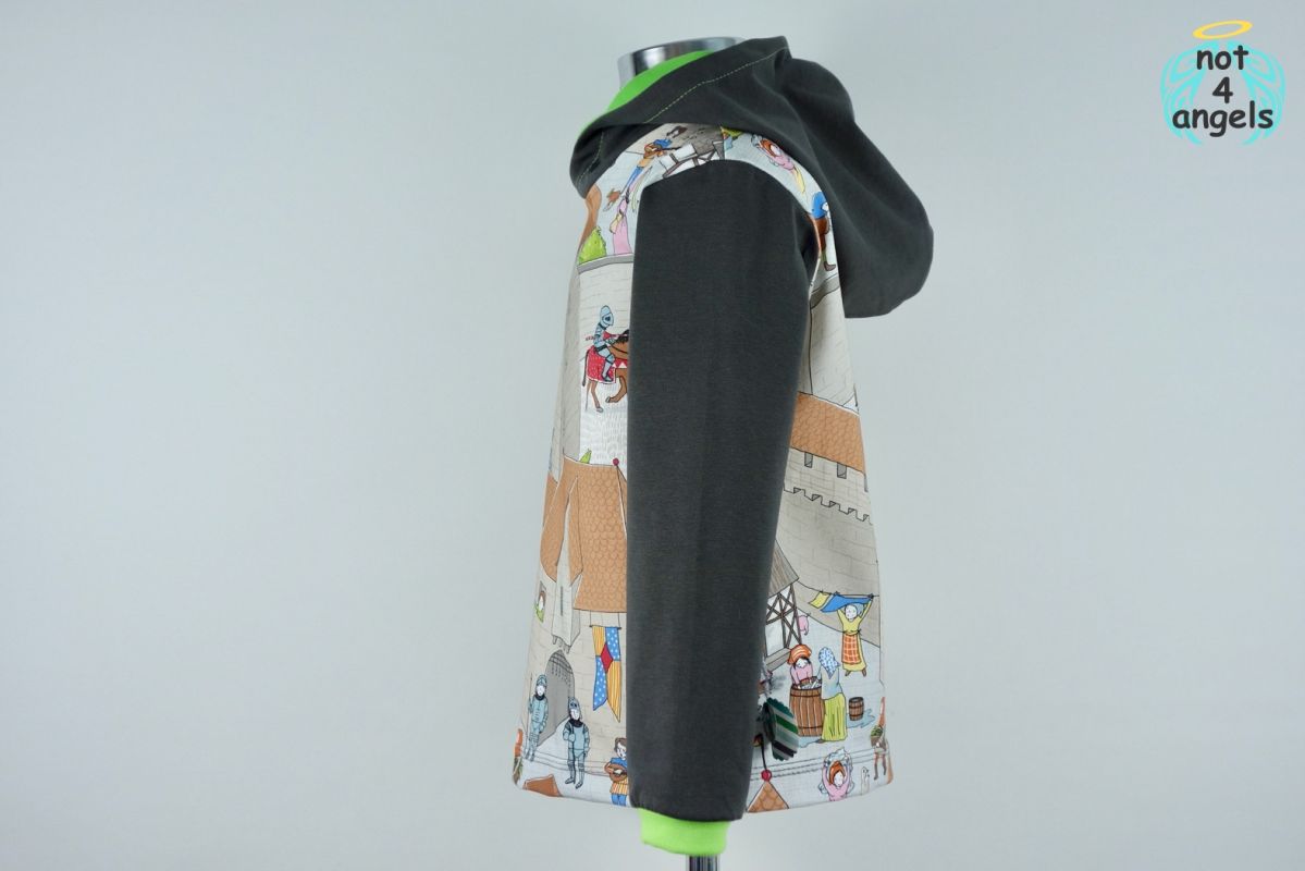 Hoodie-Shirt Ritterleben Gr. 104