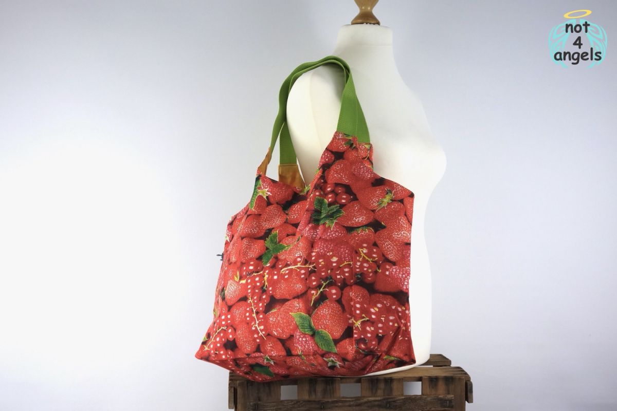 Einkaufsbeutel Erdbeeren