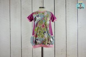 kurzärmeliges Ballon-Kleid Einhorntraum Gr. 98