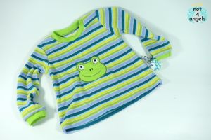 Langarm-Shirt mit Stickerei Frosch Gr. 80
